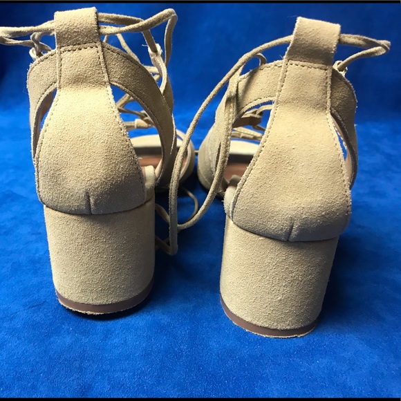 Steve Madden suede lace up sandals - Picture 3 of 6